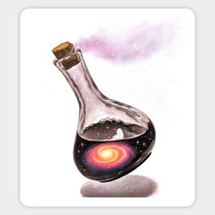 Galaxy in a potion Sticker